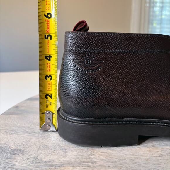 Bally Vilmar Brown Saffiano Leather Chukka Boots Men’s Size 11 D Switzerland - Picture 12 of 12